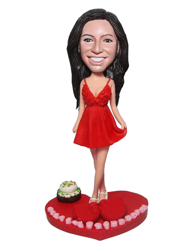 Custom Bridemaids Figurne, Custom Girls Bobbleheads From Photo Birthday Gifts - Abobblehead.com