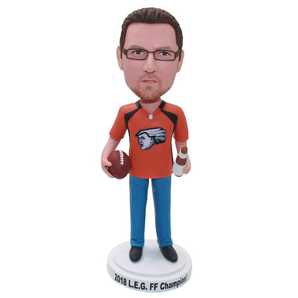 Custom Soccer Bobbleheads Unique Gift For Boyfriend - Abobblehead.com