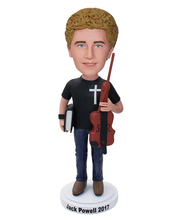 Make Your Own Bobblehead Violin Dolls, Custom Looking Look Alike Bobbleheads - Abobblehead.com