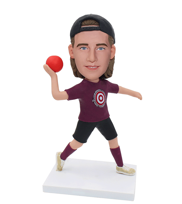 Personalized Softball Bobbleheads, Custom Baseball Bobbleheads, Customized Shot Put Figurine - Abobblehead.com